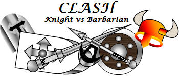 Clash: Knight vs Barbarian logo
