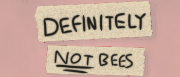 Definitely Not Bees  logo