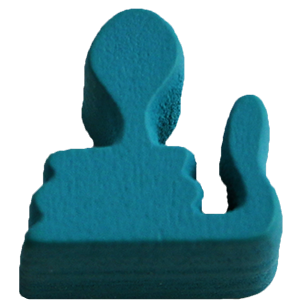 Cobra, Wood, Teal Thumbnail