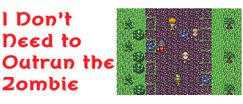 I Don't Need to Outrun the Zombie logo