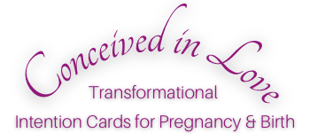 Conceived in Love Pregnancy and Birth Intention Cards logo