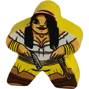 Pirate, Yellow - Character Meeple Thumbnail