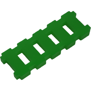 Acrylic Train Track, Green Thumbnail