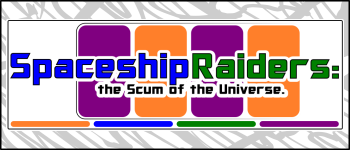 Spaceship Raiders: The scum of the universe logo