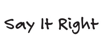 Say It Right logo