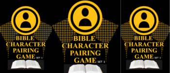 Bible Character Pairing Game Set 1 logo