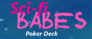 Sci-fi Babes Poker deck logo
