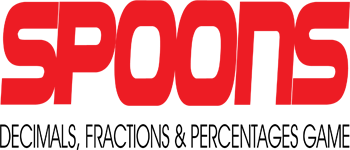 Spoons (Decimals, Fractions & Percentages Game) logo