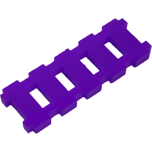 Acrylic Train Track, Purple Thumbnail