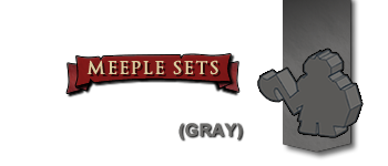 Dwarven Kingdom Meeple Set (Gray) logo