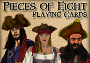 Pieces of Eight Playing Cards advertisement