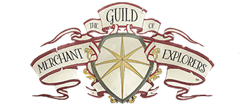 Green tokens for The Guild of Merchant Explorers logo