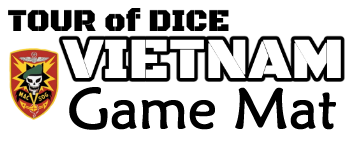 Tour of Dice: Vietnam Playmat logo