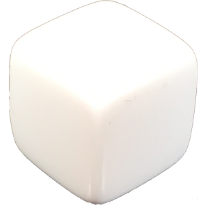 D6, 16mm, Blank, White Thumbnail