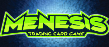 Menesis TCG: Monster Wars Booster Pack Game Mat logo