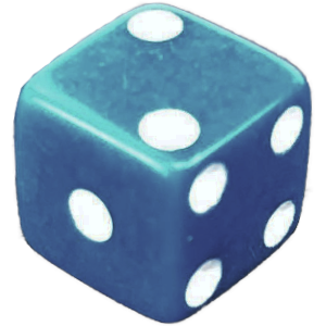 24-25 DICE D6 LXL（59-62cm） Amazon.com: Set of 6 D6 25mm Large Opaque Jumbo Dice - White