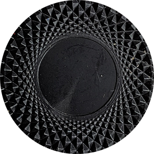 Poker Chip, 19mm, Fancy, Black Thumbnail