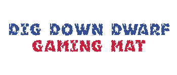 Dig Down Dwarf - Game Mat logo