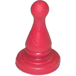 Bowling Pin, Small, Red Thumbnail
