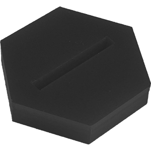 Miniature Base, 25mm Hex, Black Thumbnail