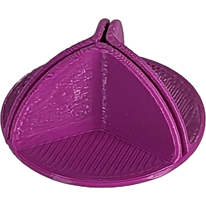 Card Connector, 120-degree, Purple Thumbnail