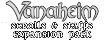Vanaheim Scrolls and Staffs expansion pack logo
