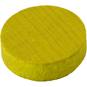 Disc, 14mm x 4mm, Yellow Thumbnail