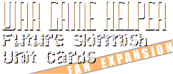 War Game Helper: Future Skirmish Unit Cards logo
