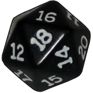 D20, Black Thumbnail