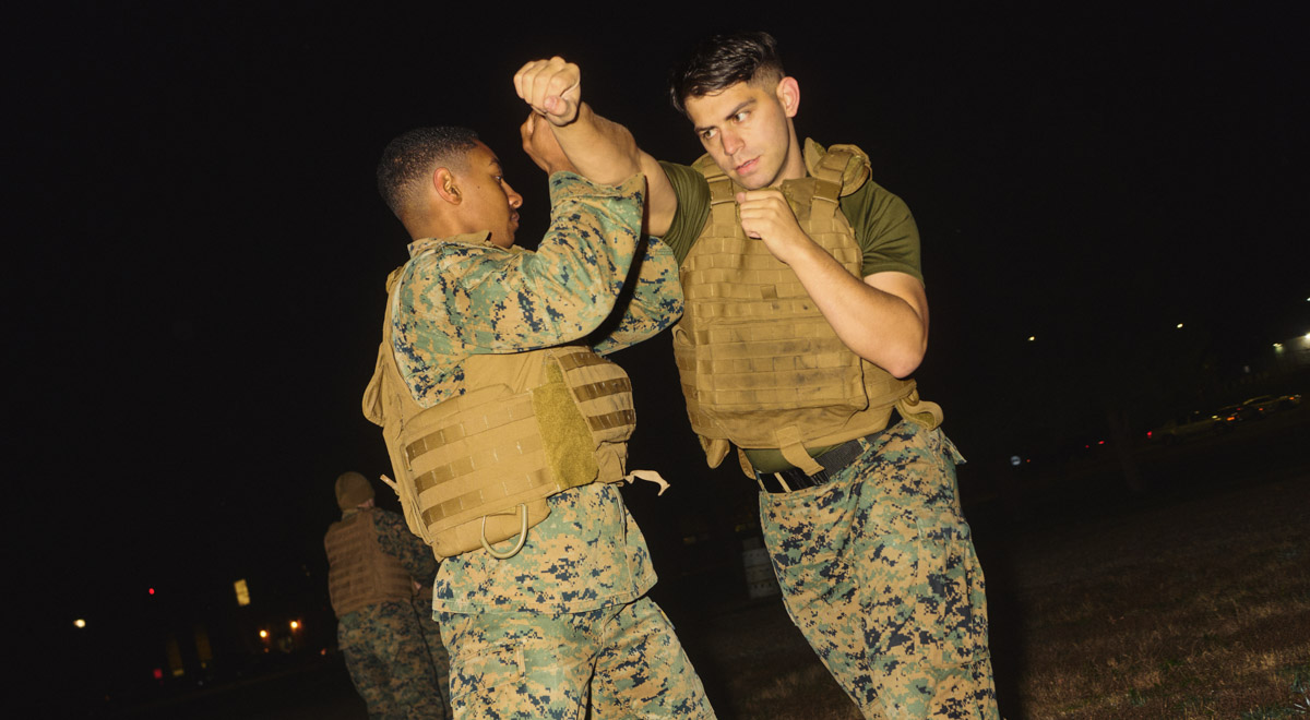 mike training in martial arts