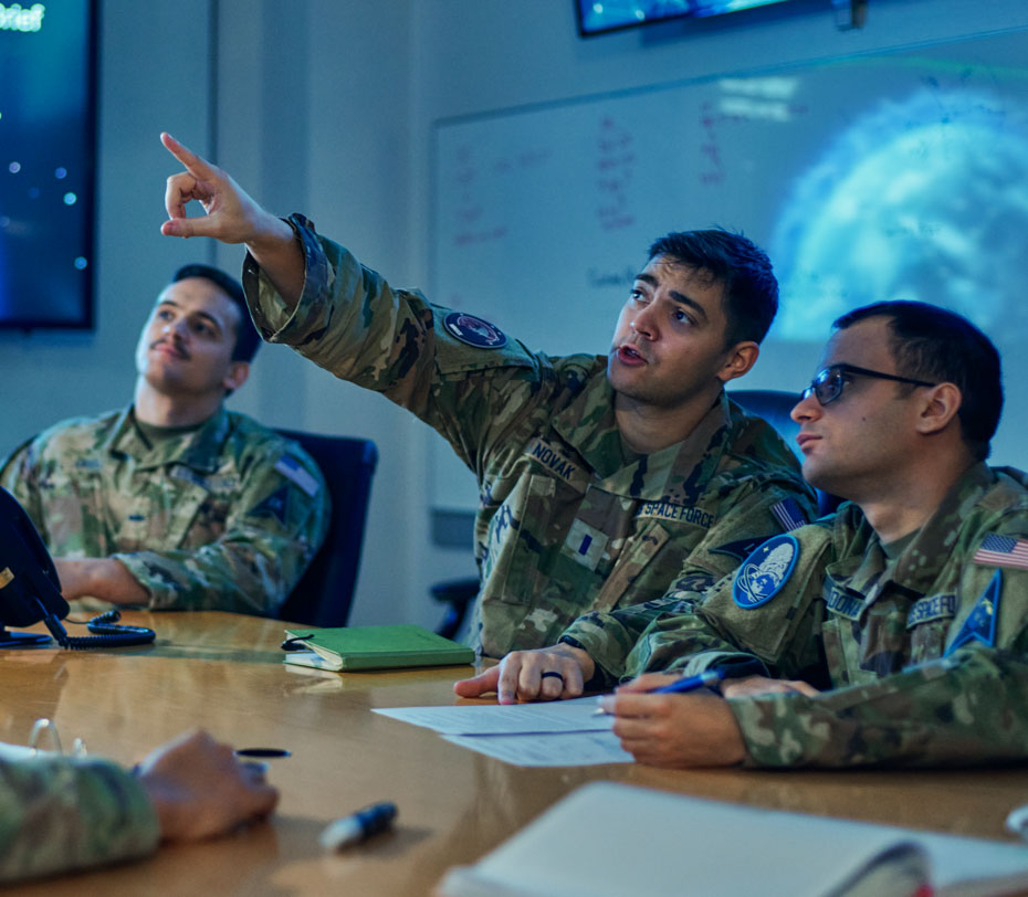 strategic thinkers plan in the conference room