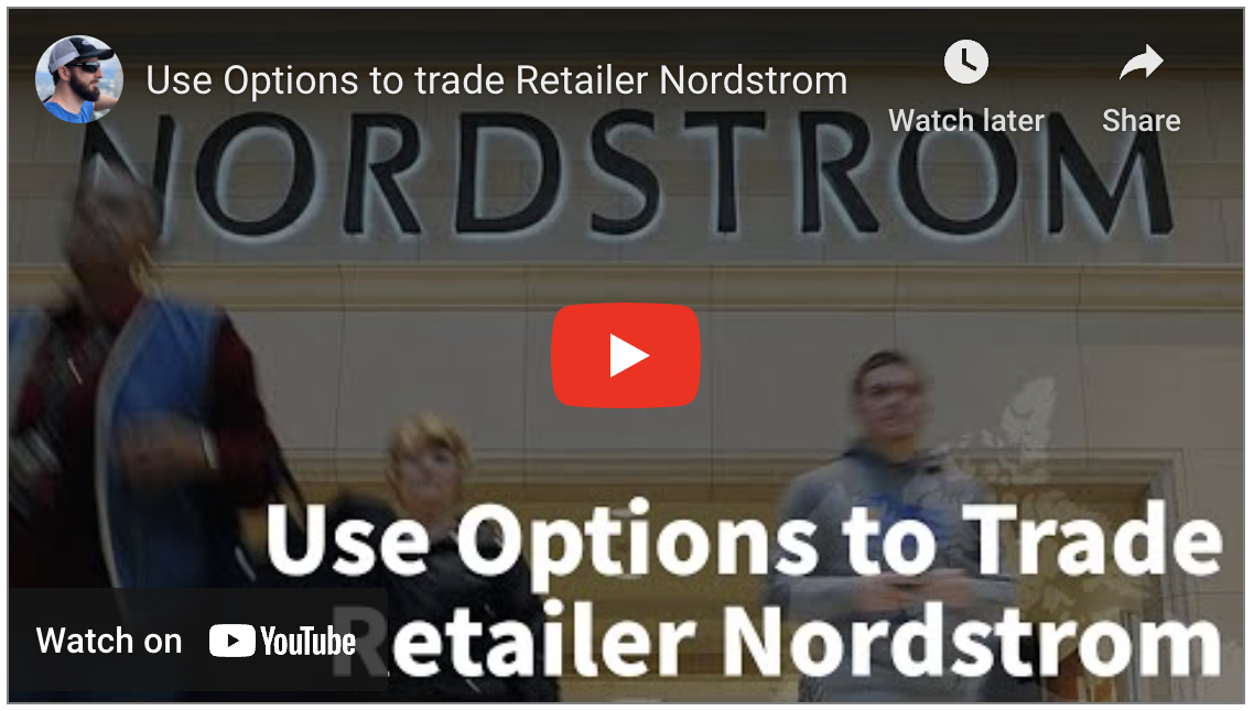 Use Options to trade Retailer Nordstrom