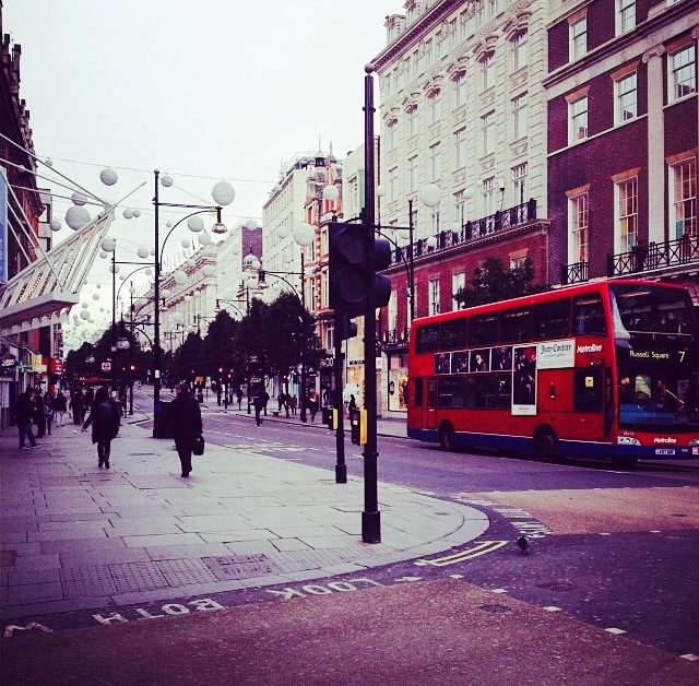 London's Bond Street, nearby the office for Mayfair International Realty