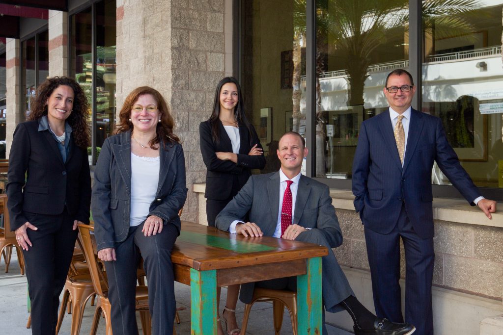 The Tenant Representation Team: Daniela Kaskey; Susan Goldstein; Lauren Acosta; Matt Drews, Director, MS&C Commercial; and Lee DeLieto, Jr. Not pictured: Steven Larkin.