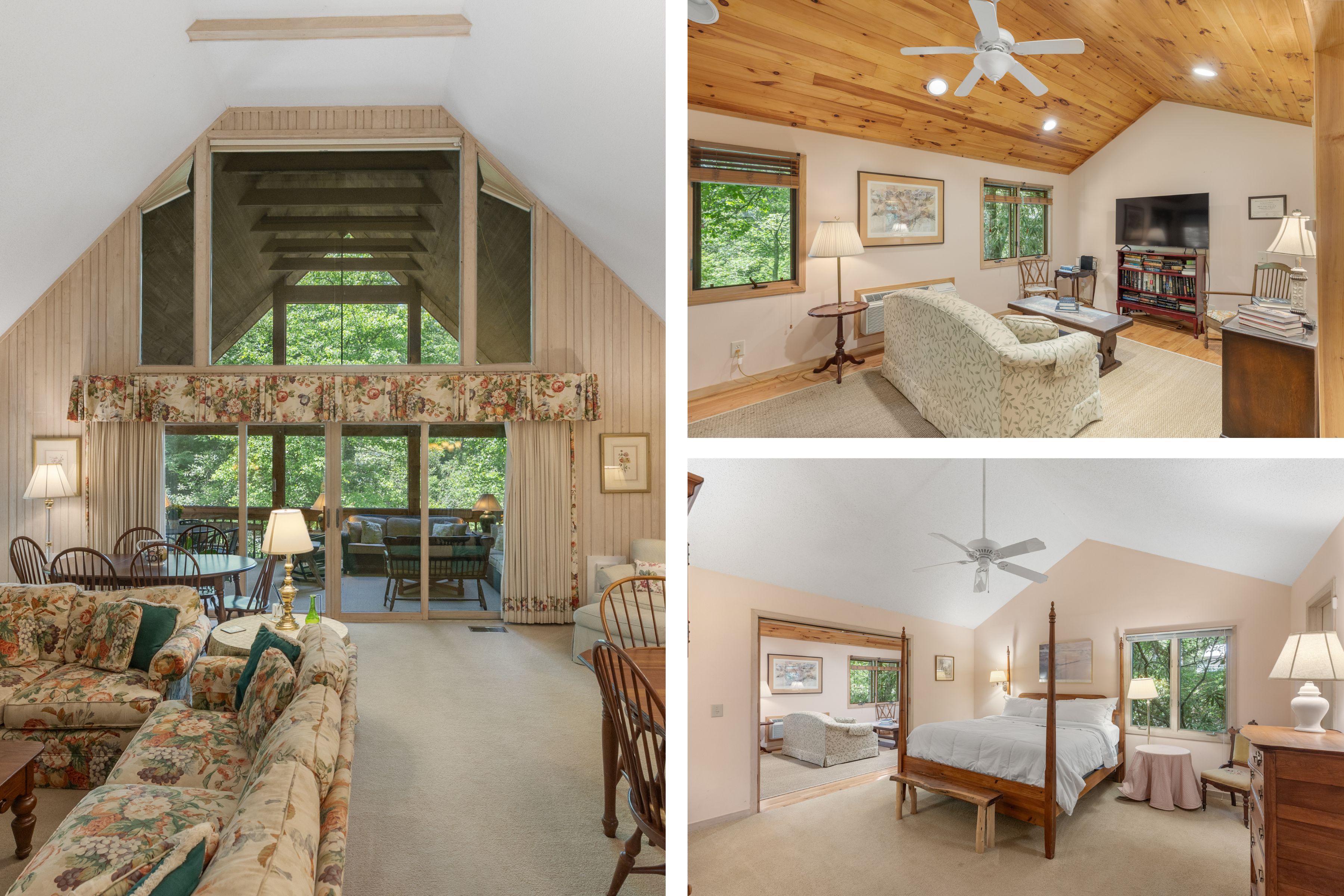Three private bedroom suites at 140 Wildflower Drive