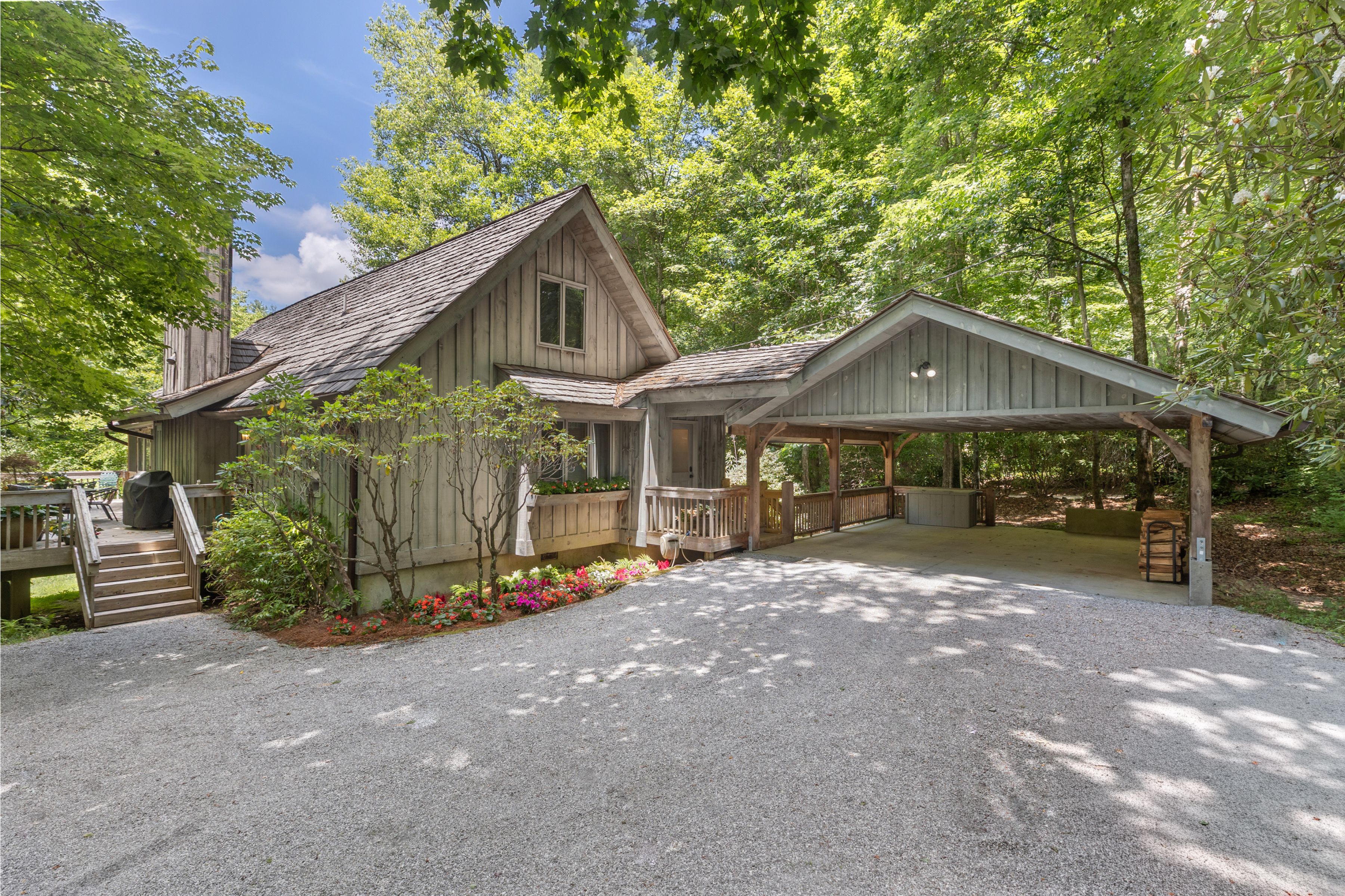 Two-car carport at 140 Wildflower Drive
