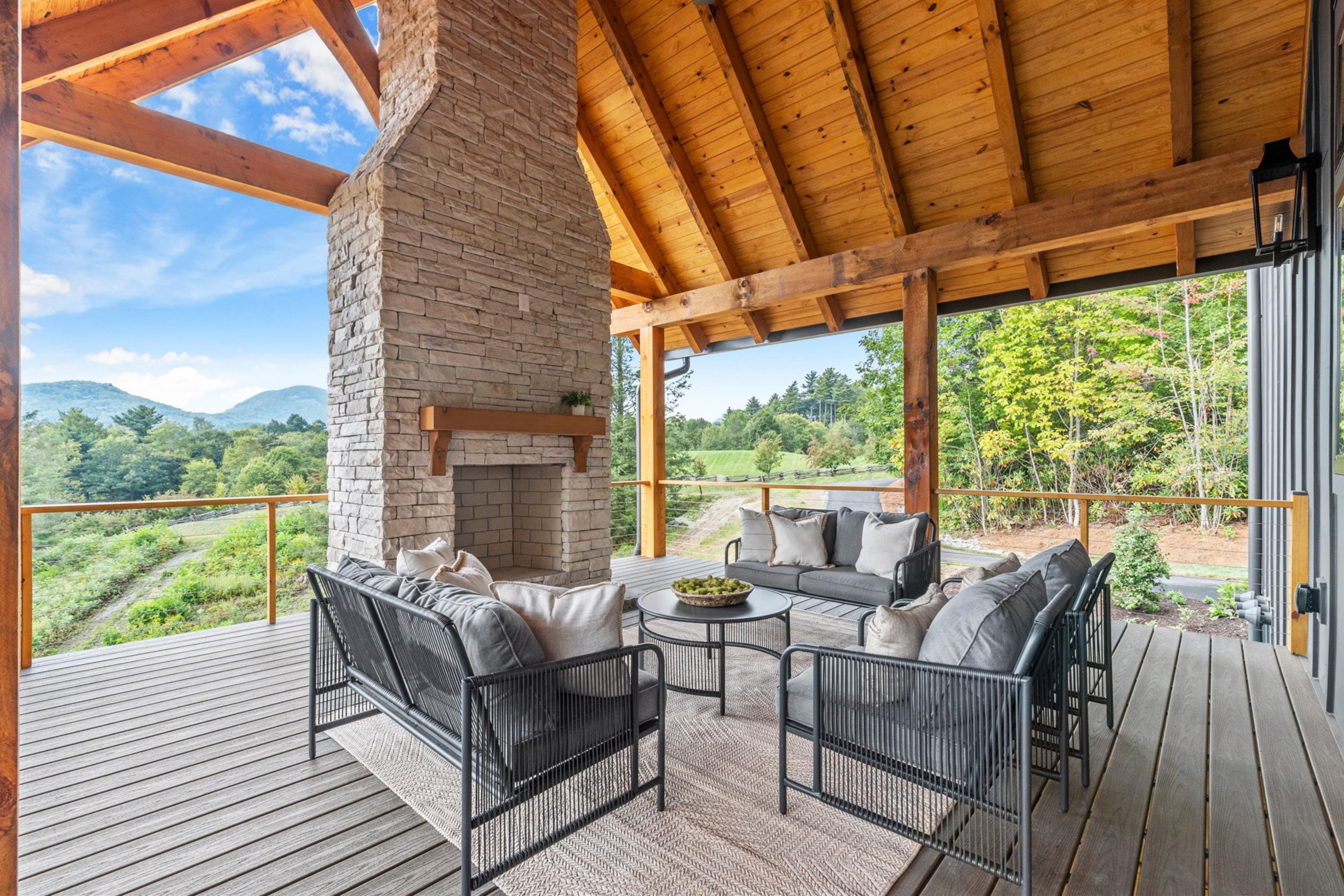 Exterior gardens and pathways