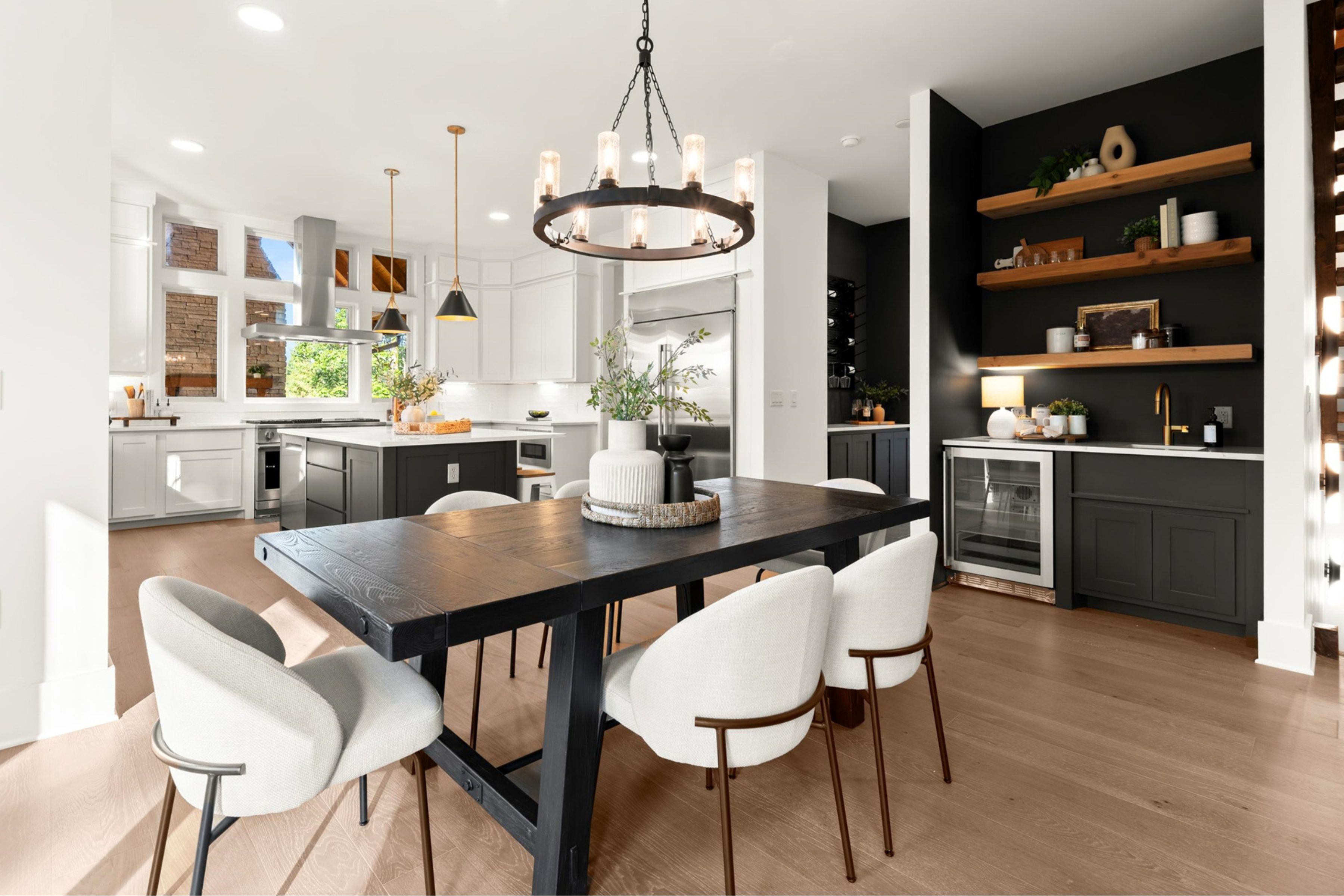 Exterior gardens and pathways