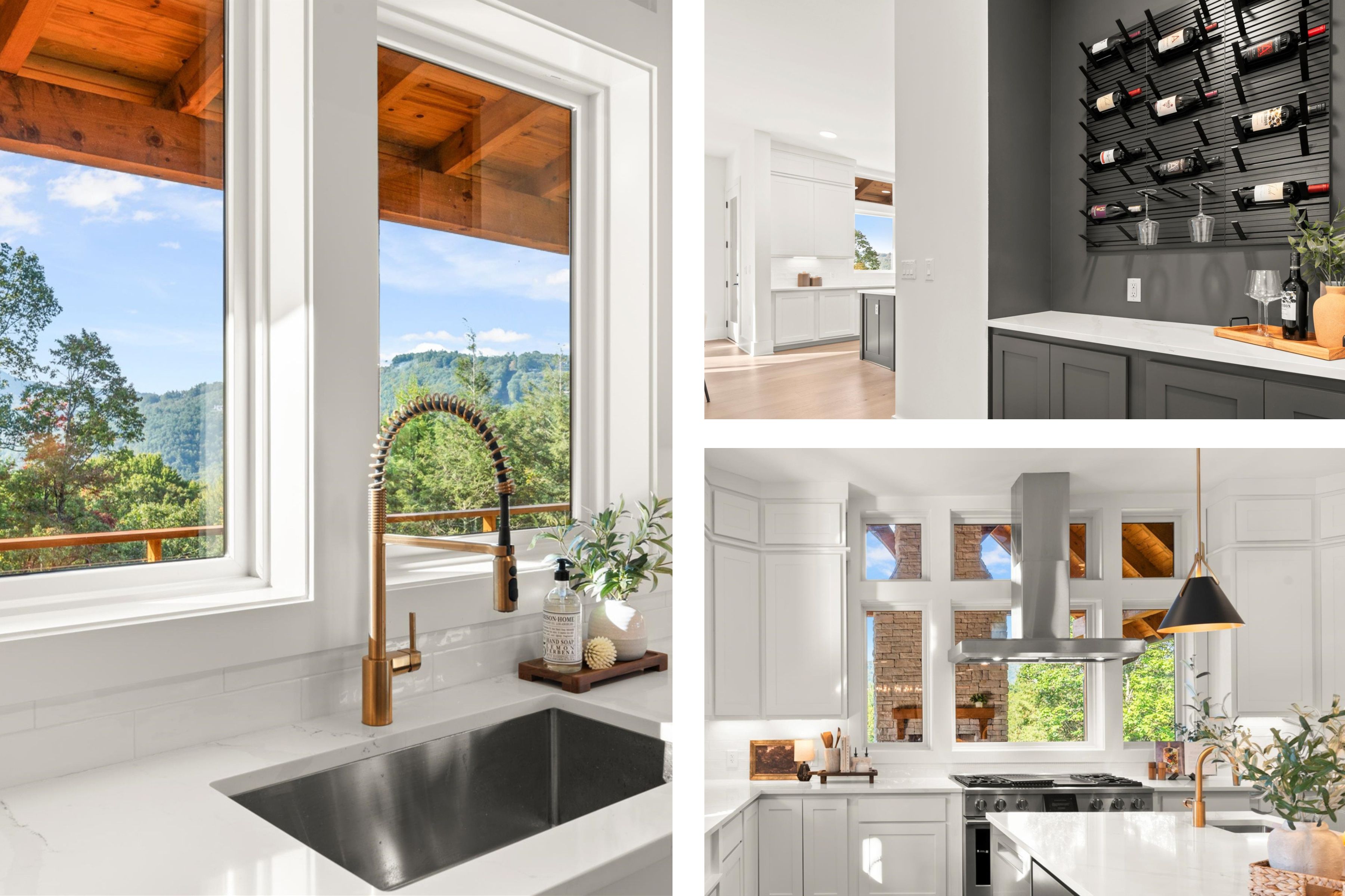 Exterior gardens and pathways