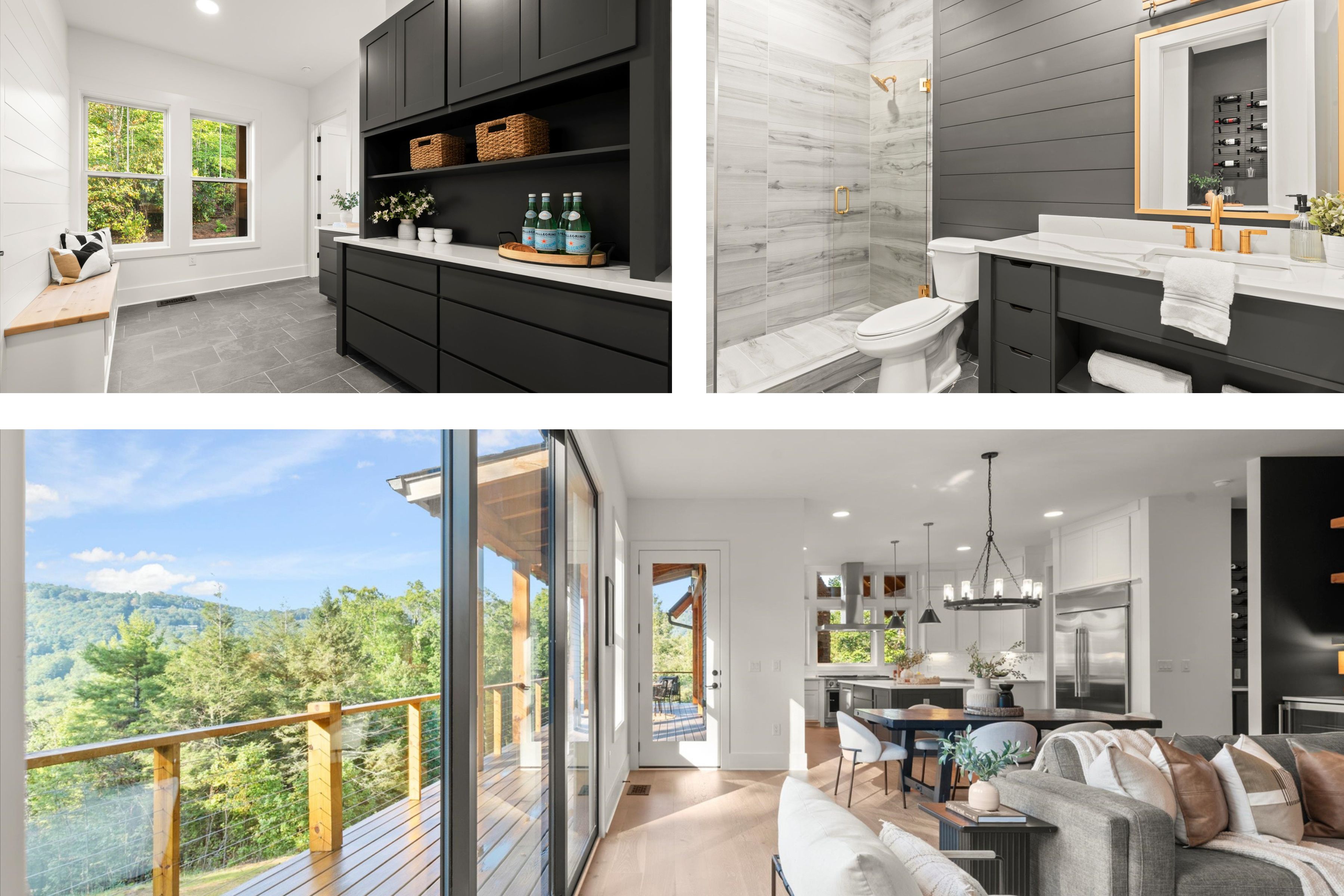 Exterior gardens and pathways