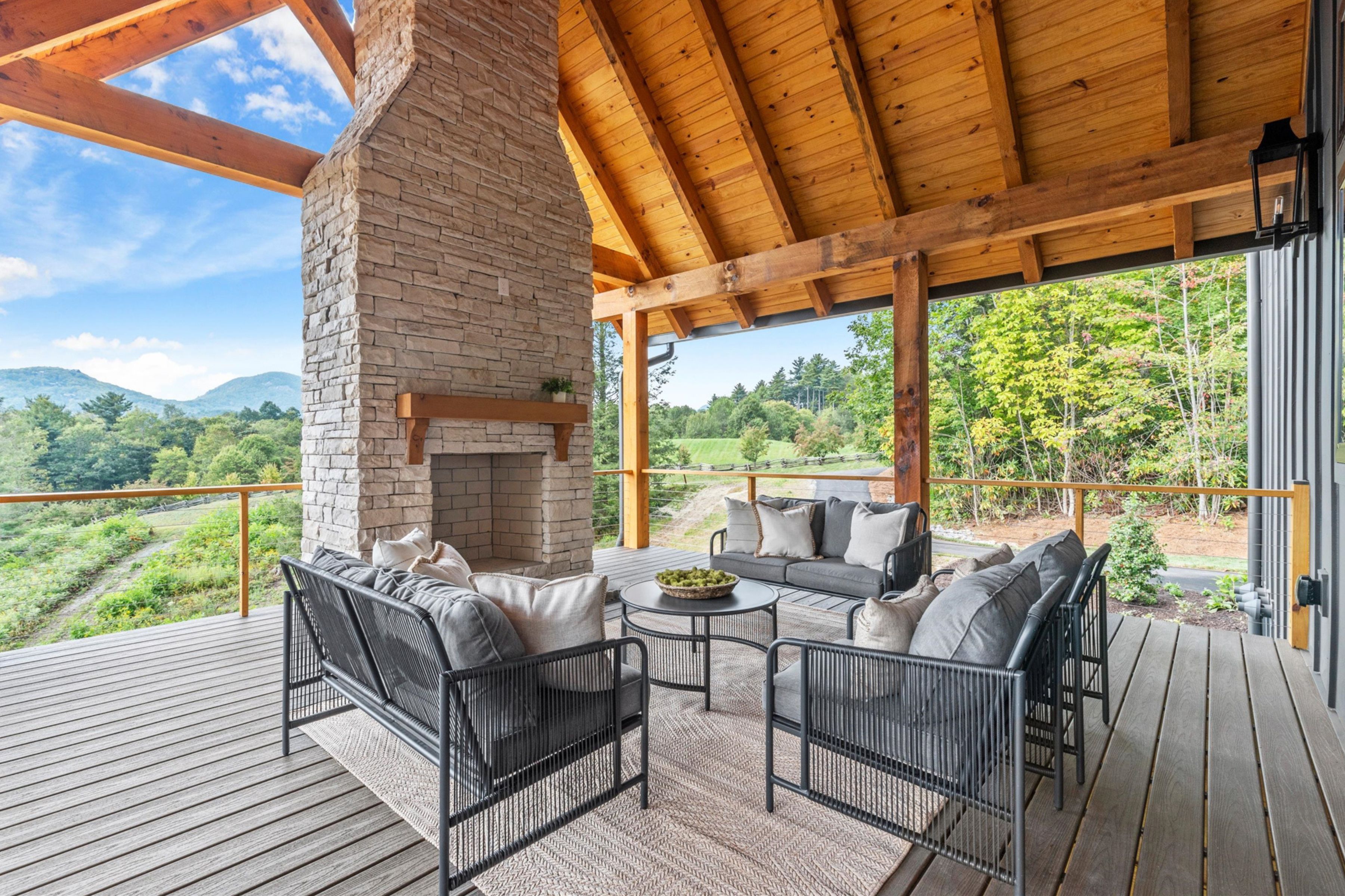 Exterior gardens and pathways