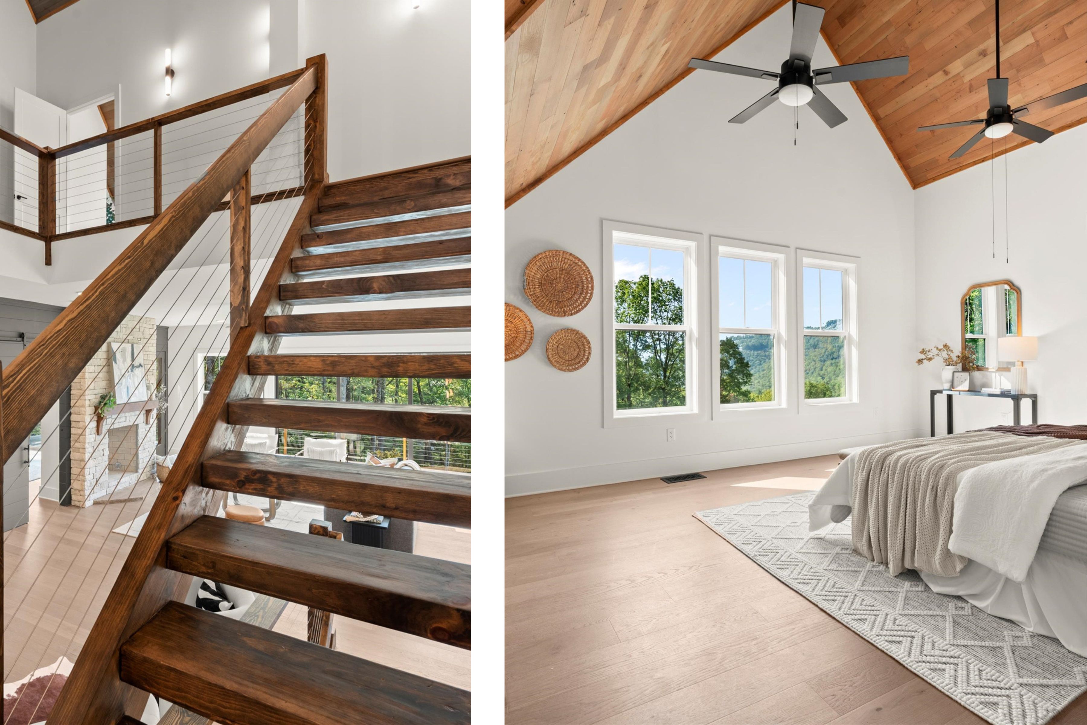 Exterior gardens and pathways