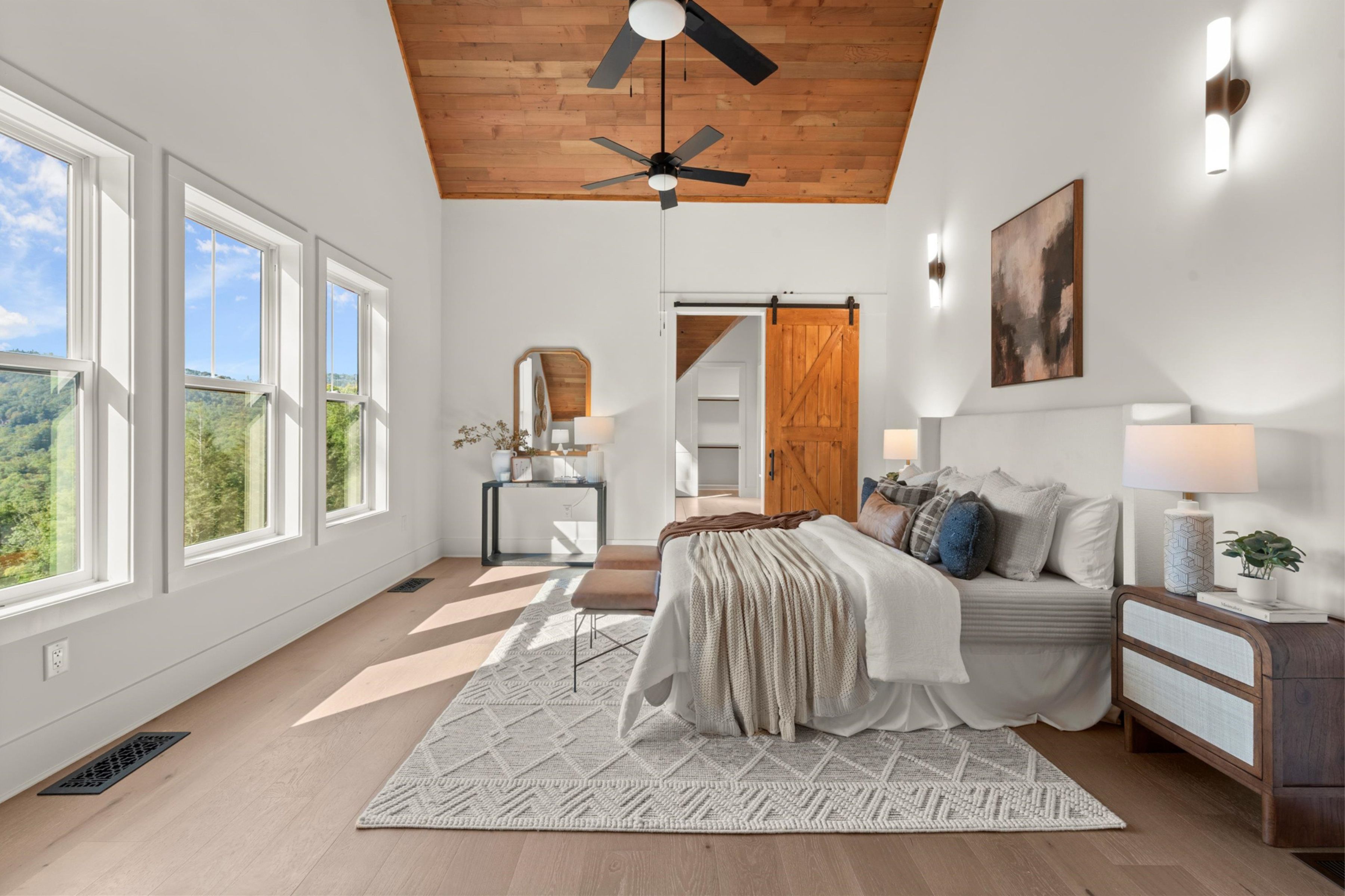 Exterior gardens and pathways