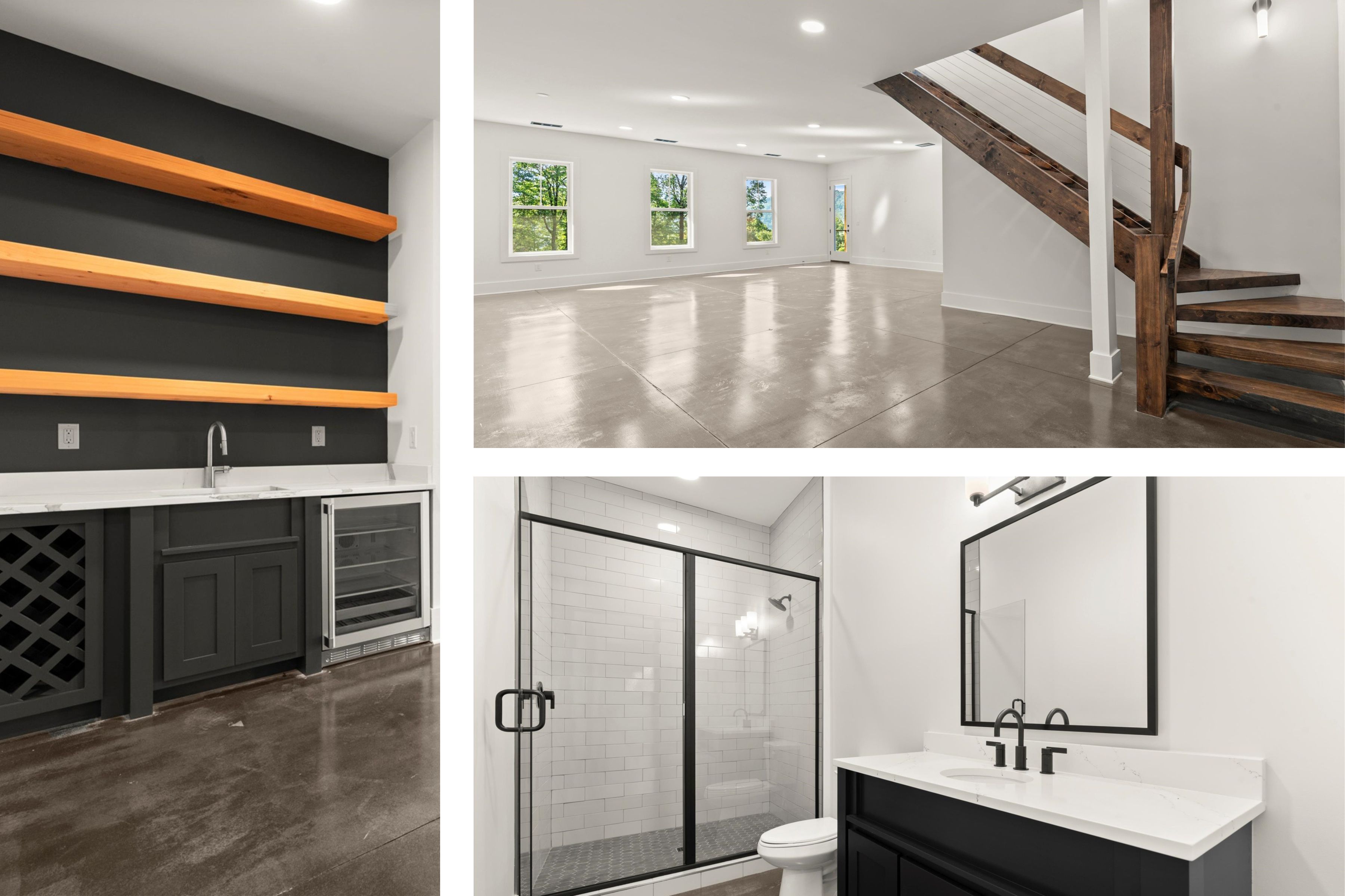 Exterior gardens and pathways