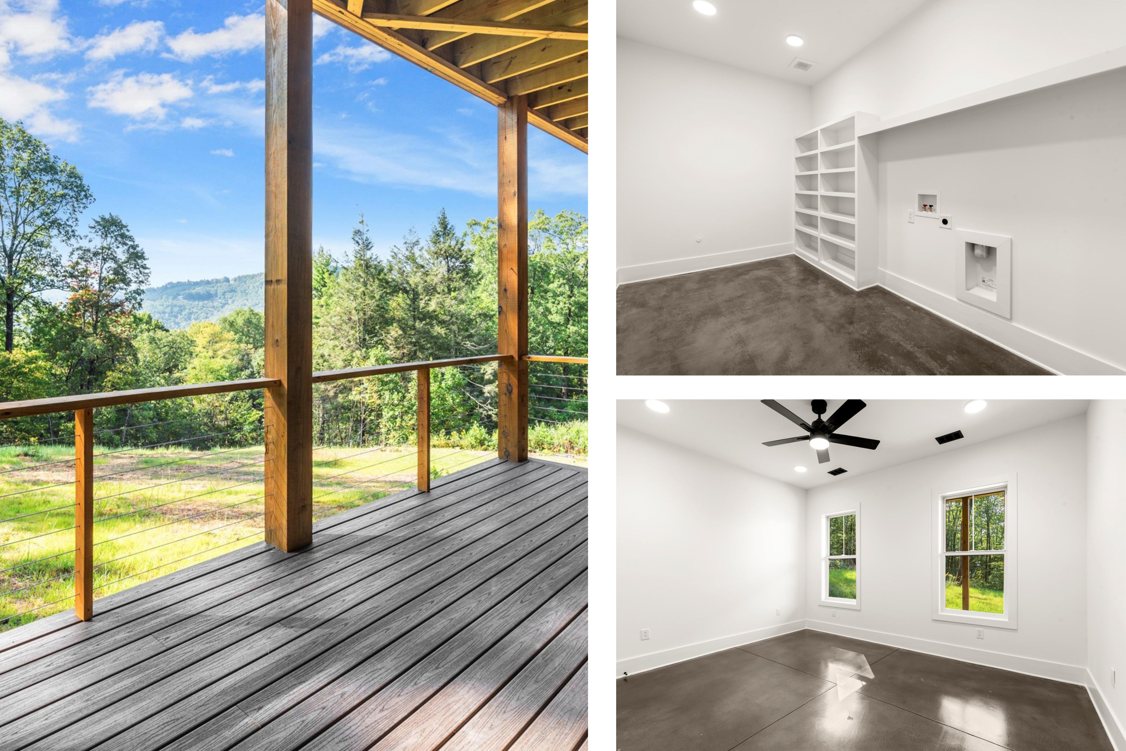 Exterior gardens and pathways