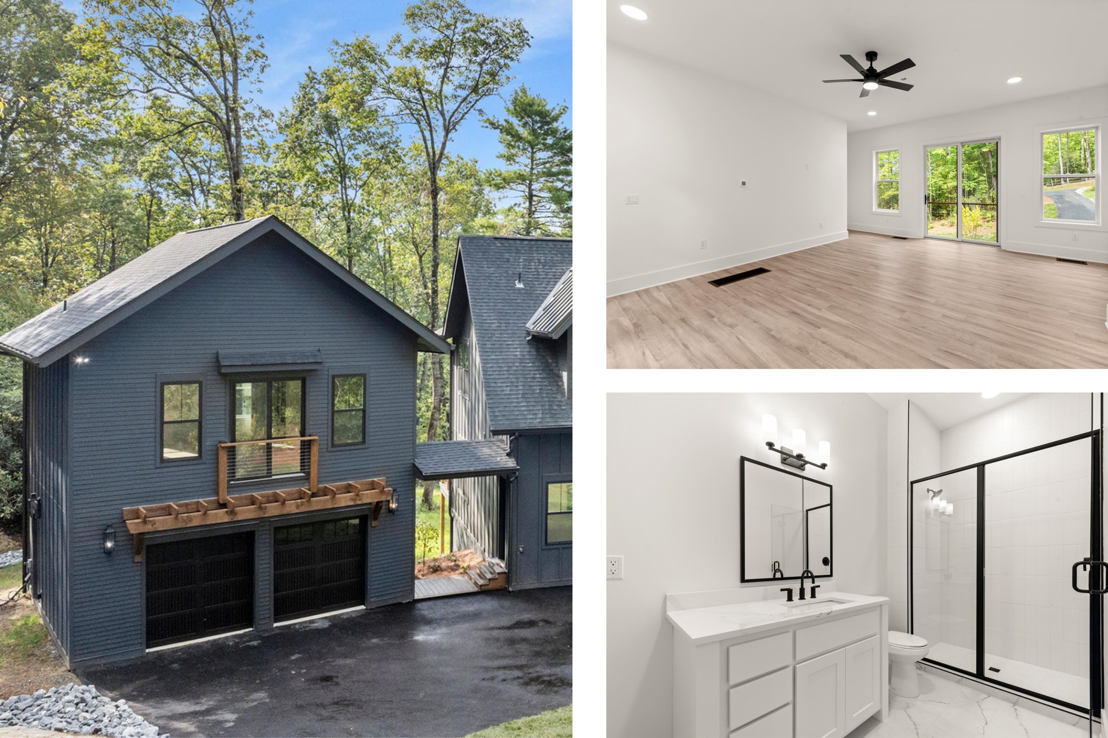 Exterior gardens and pathways