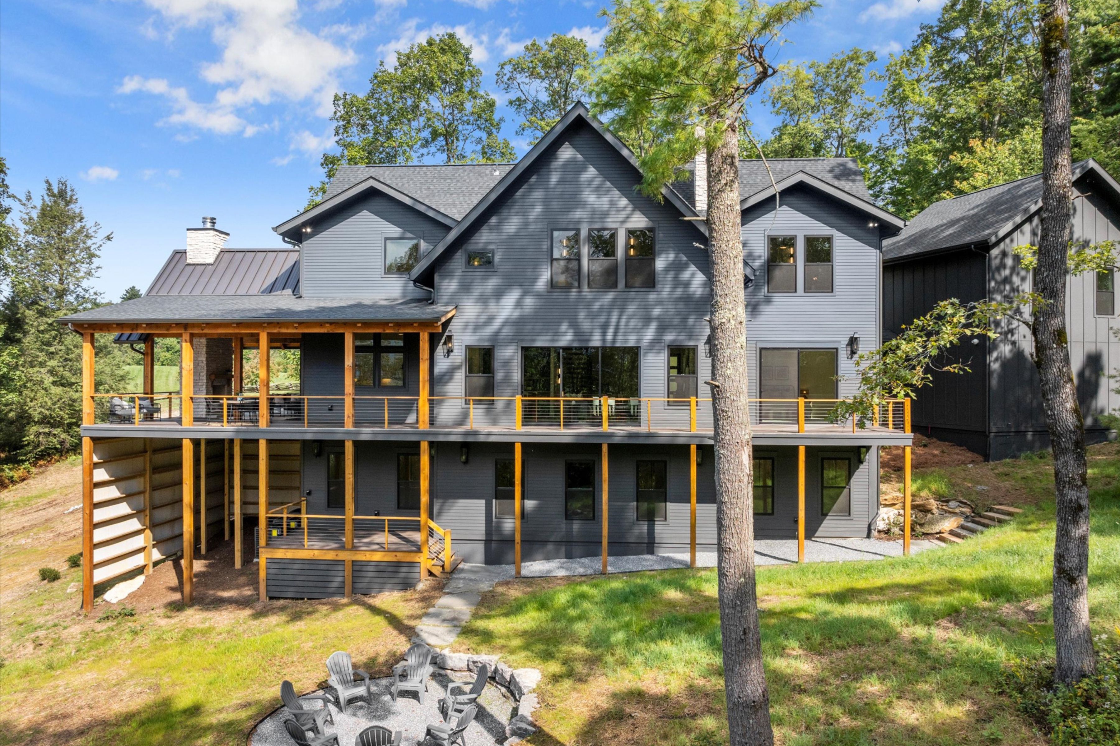 Exterior gardens and pathways