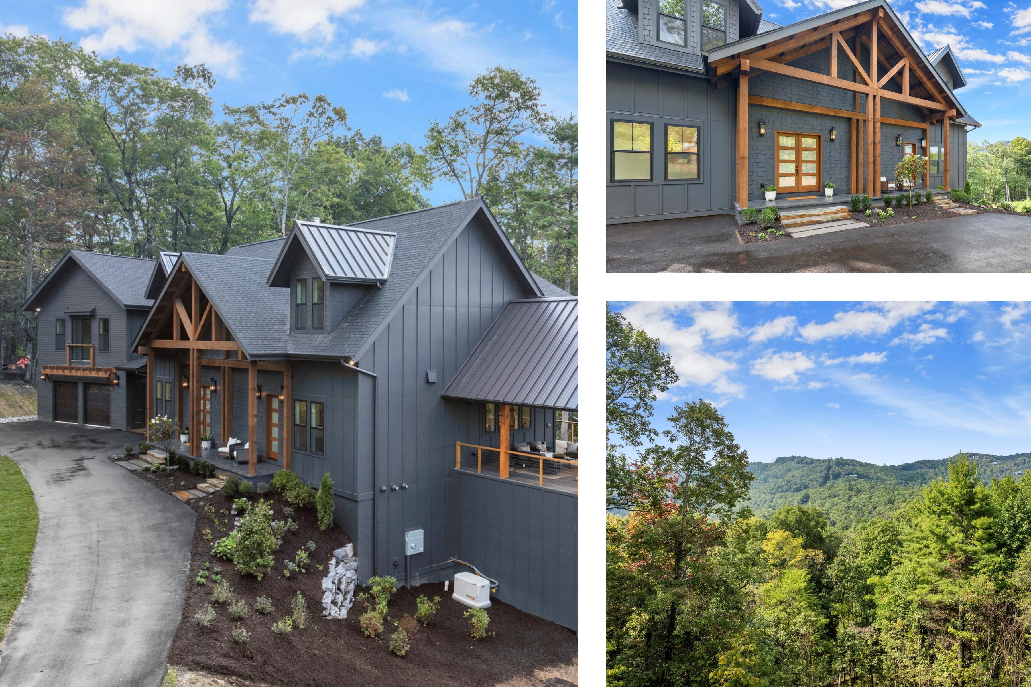 Exterior gardens and pathways