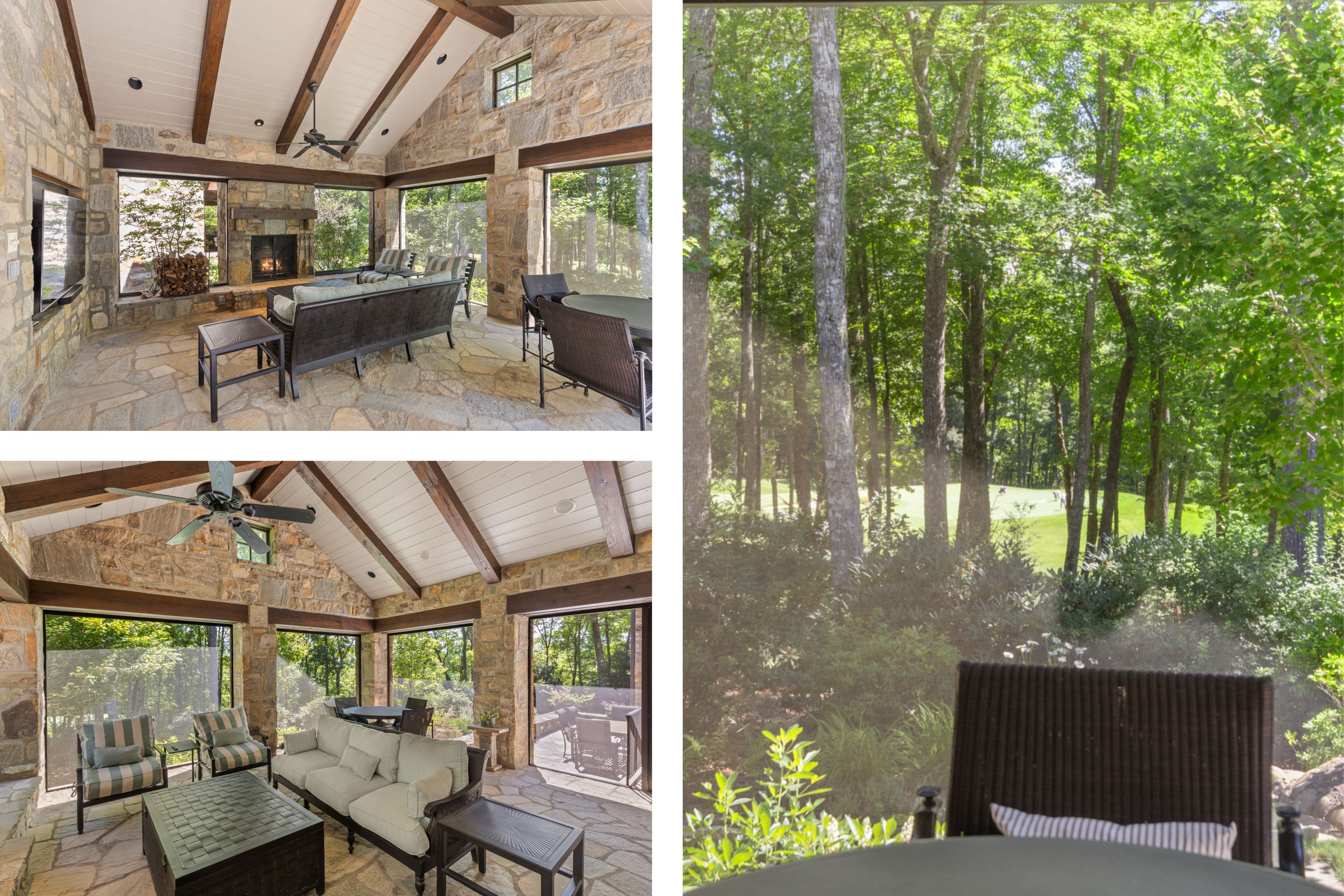 Screened porch and Owner's wing lounge