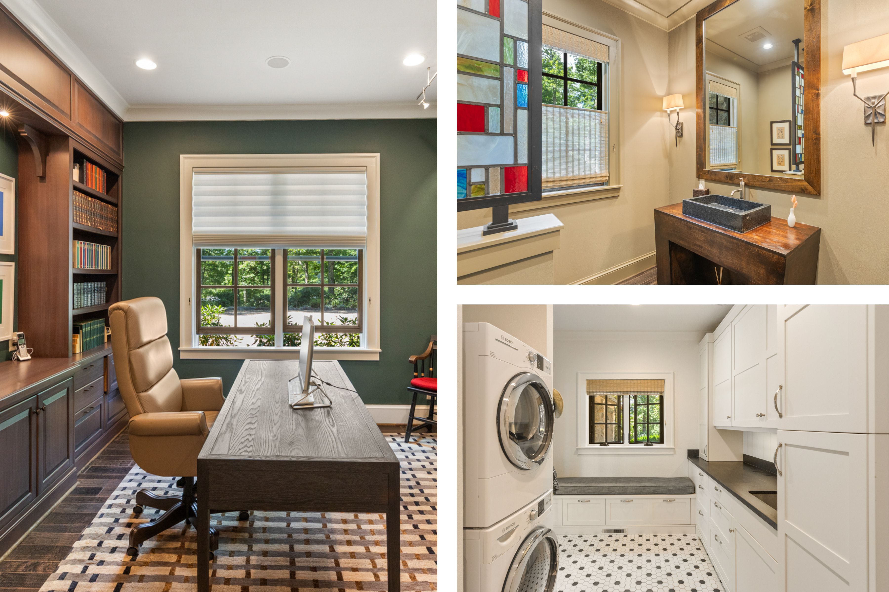 Owner's wing sitting areas and bedroom